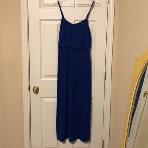 Long spaghetti strap dress